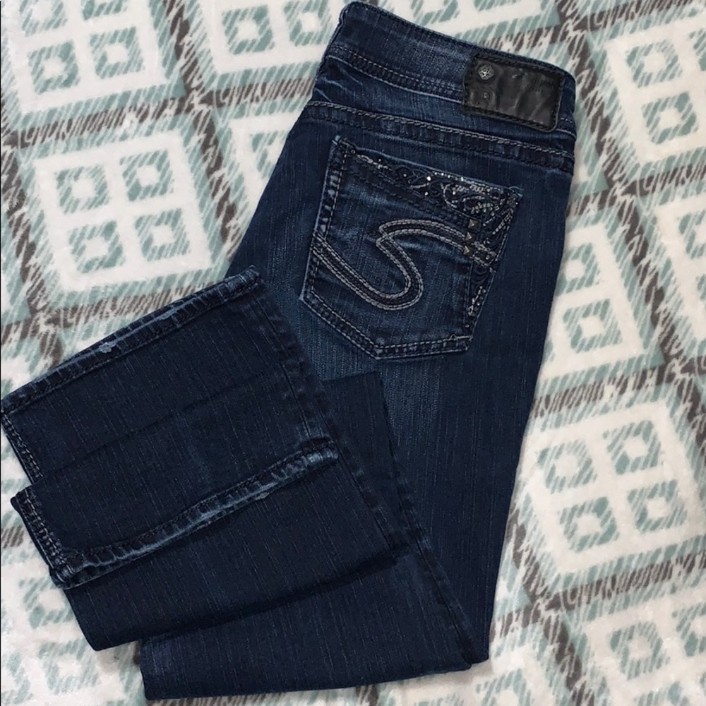 Silver SUKI 17’ style jeans. 31 x 33